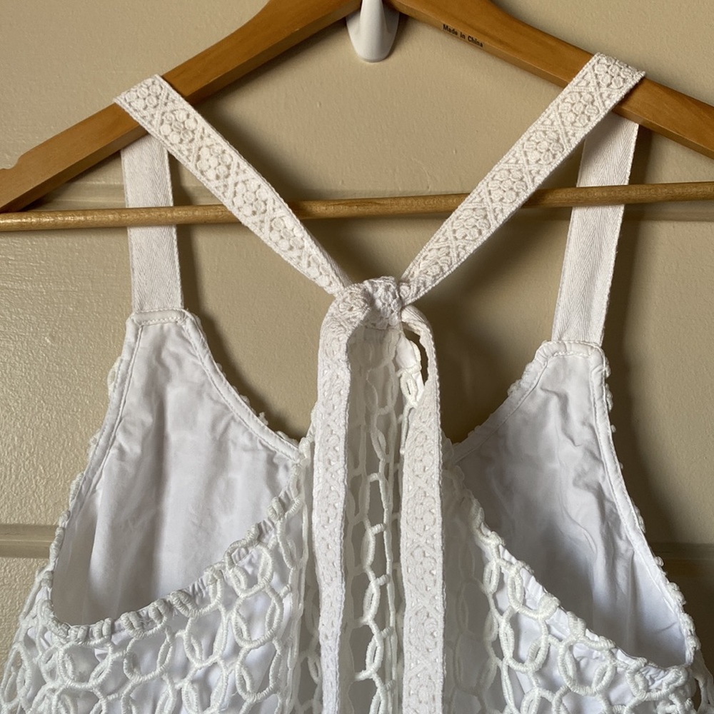 Crochet High/Low Midi Dress Size Small - Picture 8 of 11